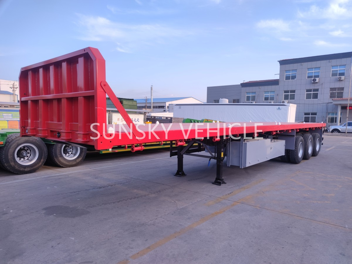 SUNSKY Flatbed Trailer with henred type axles and suspension - Platvorm/ Madelpoolhaagis: pilt 1 SUNSKY Flatbed Trailer with henred type axles and suspension - Platvorm/ Madelpoolhaagis: pilt 1