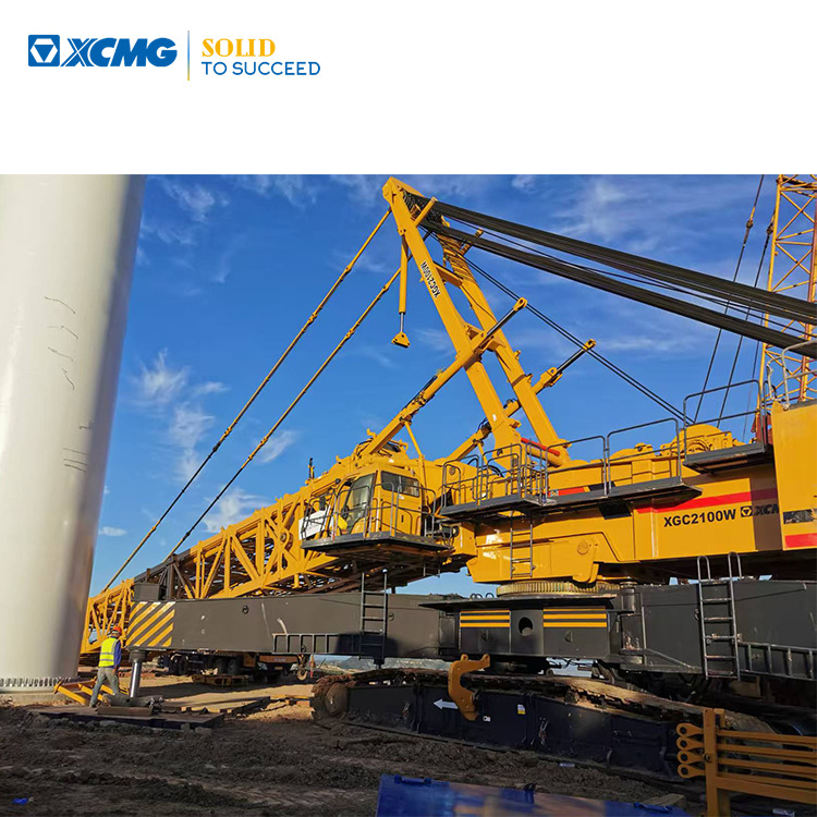 XCMG Official Construction Mobile Crane XGC2100W 110Ton Used Hydraulic Crawler Crane - Roomikkraana: pilt 1 XCMG Official Construction Mobile Crane XGC2100W 110Ton Used Hydraulic Crawler Crane - Roomikkraana: pilt 1