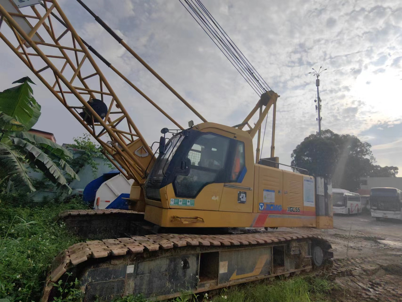 XCMG Official Second Hand Mini Crawler Crane XGC55 Used Mobile Crane For Sale - Roomikkraana: pilt 3 XCMG Official Second Hand Mini Crawler Crane XGC55 Used Mobile Crane For Sale - Roomikkraana: pilt 3