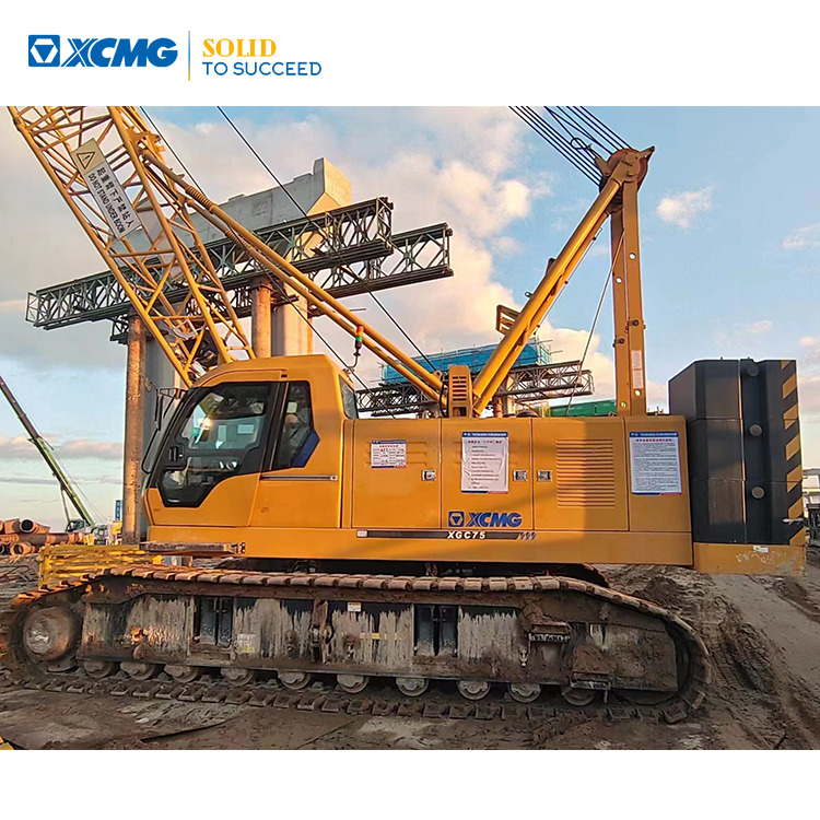 XCMG Official Used Mini Mobile Crane XGC75 75 Ton Crawler Crane With Cheap Price - Roomikkraana: pilt 1 XCMG Official Used Mini Mobile Crane XGC75 75 Ton Crawler Crane With Cheap Price - Roomikkraana: pilt 1