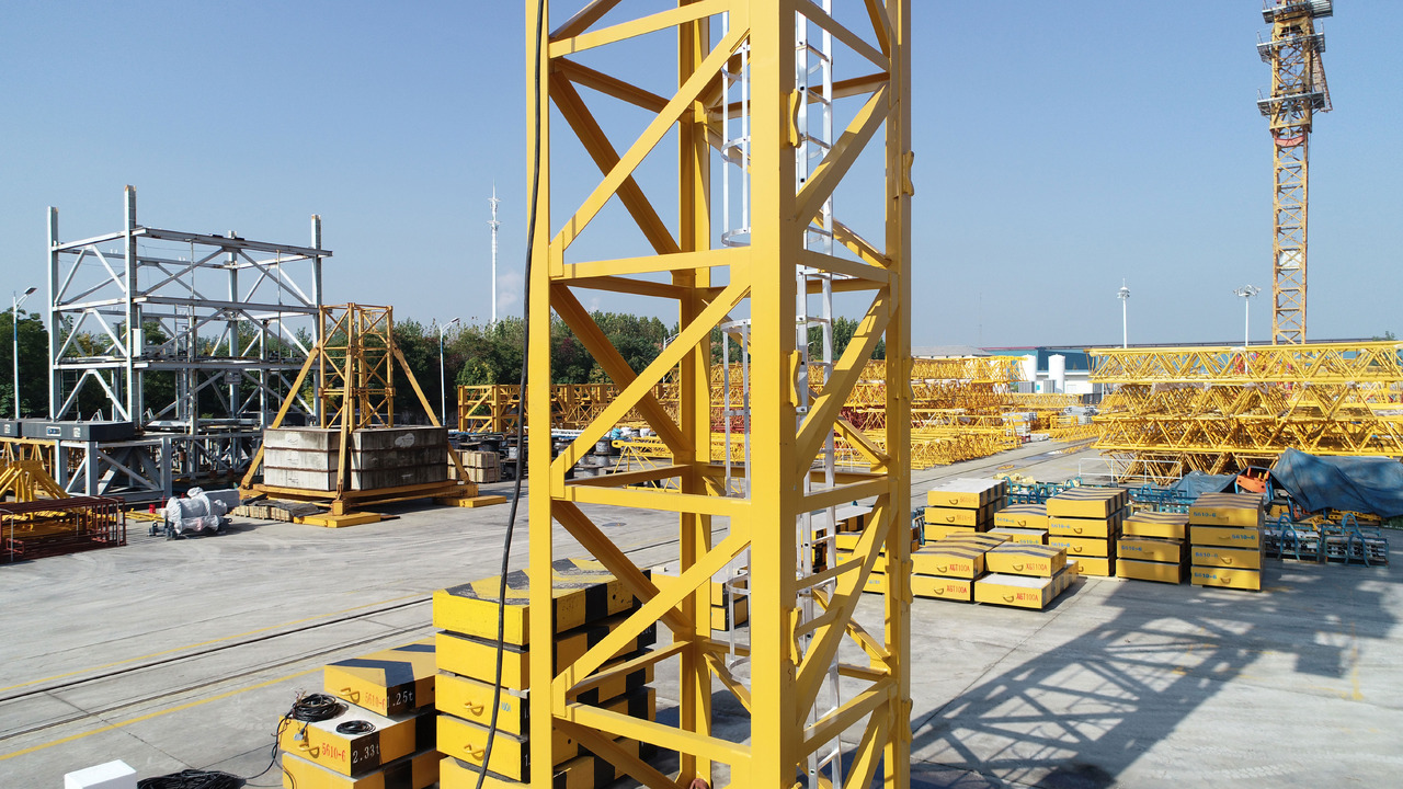 XCMG Official XGT6515B-10S 10Ton 60-meter Construction Buliding Flat Top Tower Crane In Stock - Tornkraana: pilt 2 XCMG Official XGT6515B-10S 10Ton 60-meter Construction Buliding Flat Top Tower Crane In Stock - Tornkraana: pilt 2