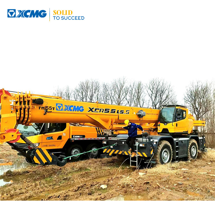 XCMG Popular Used Rough Terrain Crane XCR55L5_S 55T Hydrauli Crane Low Price - Raske maastikukraana: pilt 1 XCMG Popular Used Rough Terrain Crane XCR55L5_S 55T Hydrauli Crane Low Price - Raske maastikukraana: pilt 1