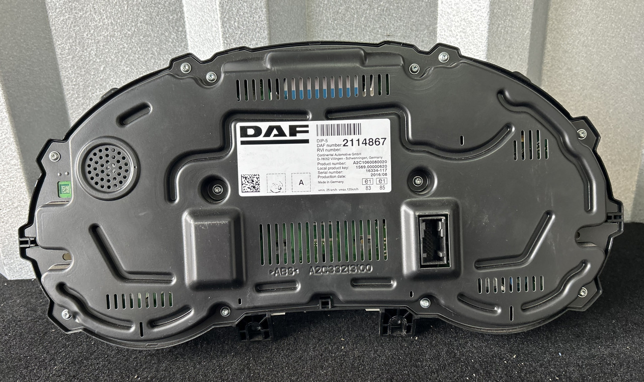 DAF CLOCK COUNTER DAF XF 106 2114867 - Armatuurlaud: pilt 2 DAF CLOCK COUNTER DAF XF 106 2114867 - Armatuurlaud: pilt 2