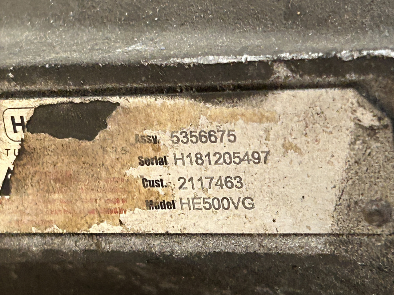 Turbo DAF TURBOCHARGER WITH VTG DAF XF 106 480: pilt 12