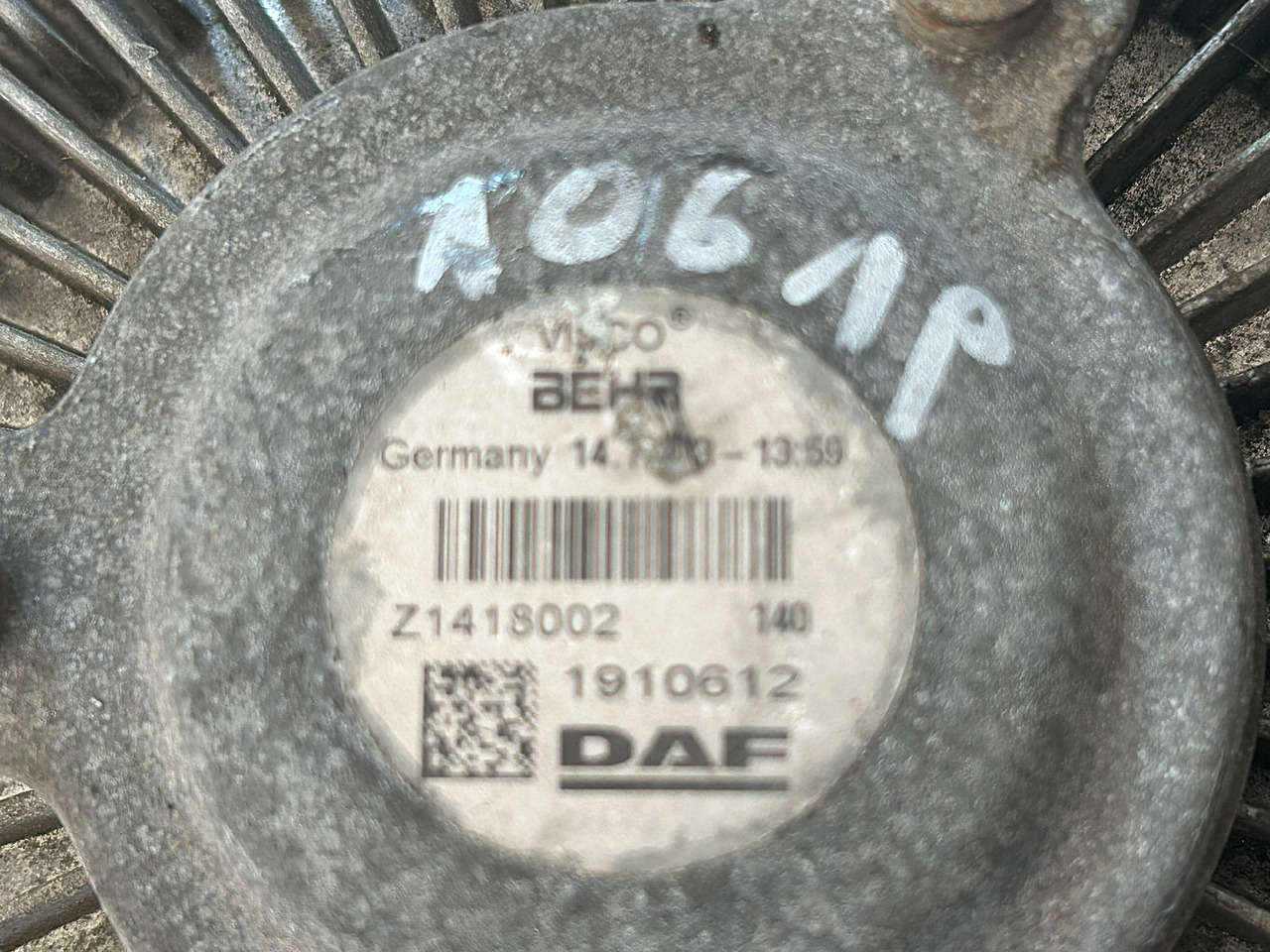 DAF VISCOTIC CLUTCH VISCO DAF XF 106 460 - Puhur: pilt 5 DAF VISCOTIC CLUTCH VISCO DAF XF 106 460 - Puhur: pilt 5