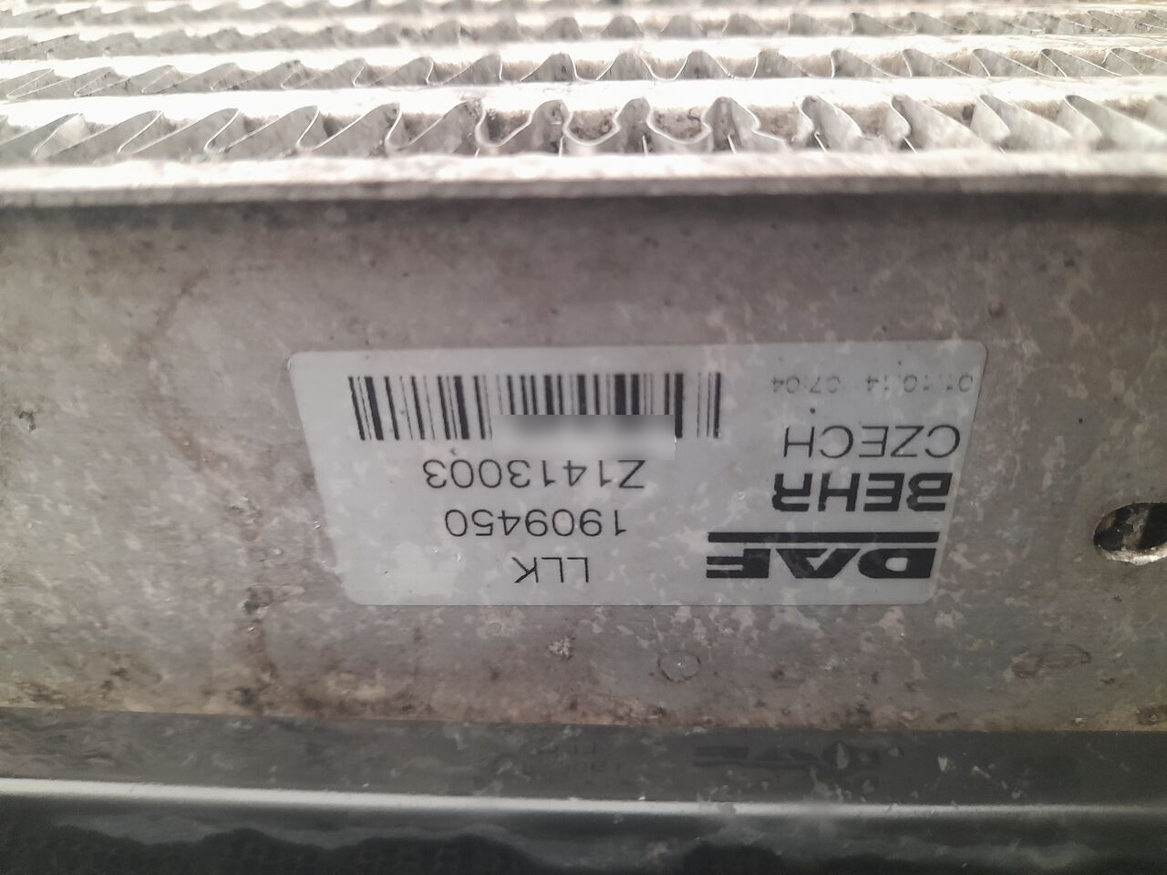 DAF XF 106 1909450 / 1993568 DAF truck - Radiaator - Veoauto: pilt 4 DAF XF 106 1909450 / 1993568 DAF truck - Radiaator - Veoauto: pilt 4