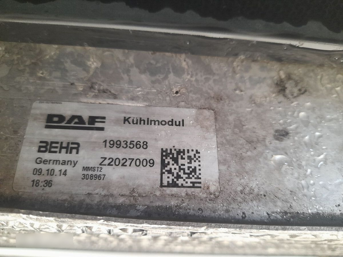 DAF XF 106 1909450 / 1993568 DAF truck - Radiaator - Veoauto: pilt 3 DAF XF 106 1909450 / 1993568 DAF truck - Radiaator - Veoauto: pilt 3