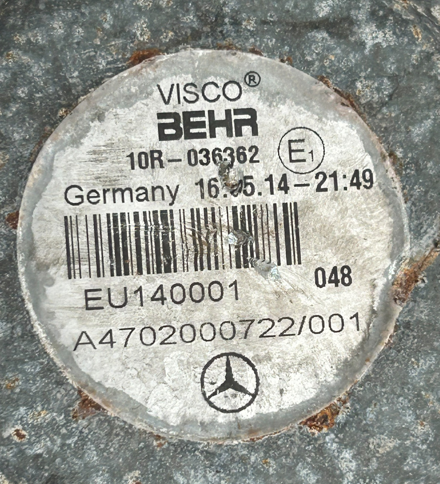MERCEDES-BENZ VISCOT CLUTCH + FAN ACTROS MP4 - Puhur: pilt 4 MERCEDES-BENZ VISCOT CLUTCH + FAN ACTROS MP4 - Puhur: pilt 4