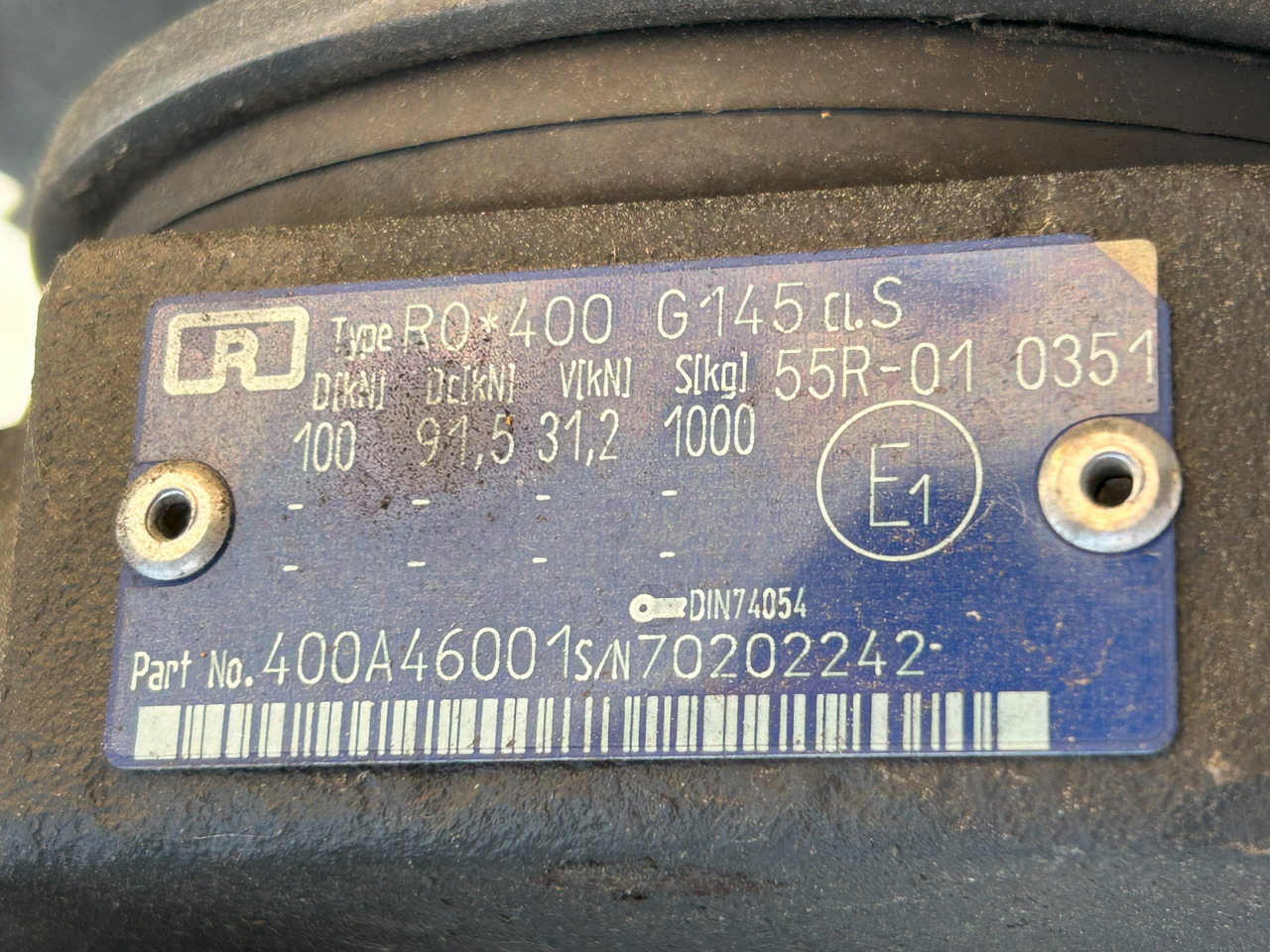 ROCKINGER RO 400 G145HOOK AUTOMATIC COUPLING RO400A46001 DAF XF 106 - Universaalosa - Veoauto: pilt 3 ROCKINGER RO 400 G145HOOK AUTOMATIC COUPLING RO400A46001 DAF XF 106 - Universaalosa - Veoauto: pilt 3