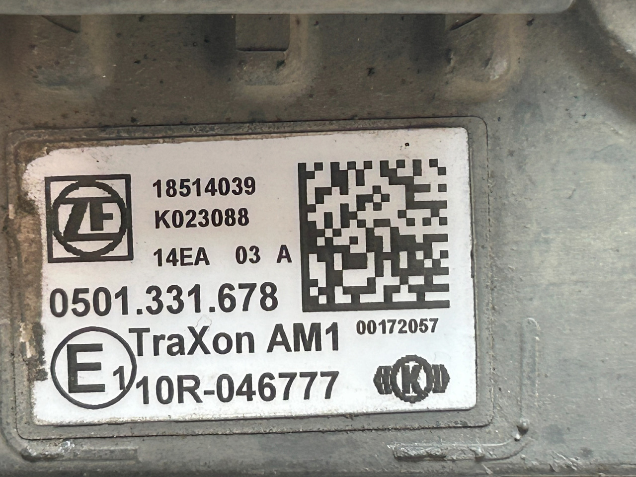 ZF TRAXON ZF GEARBOX CONTROL - Käigukast ja varuosad: pilt 2 ZF TRAXON ZF GEARBOX CONTROL - Käigukast ja varuosad: pilt 2