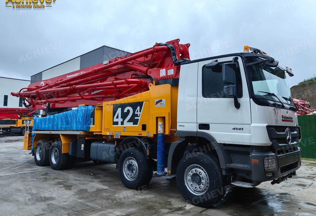 PUTZMEISTER Mercedes-Benz Actros 4141 concrete pumpM42-4R 170 m³【ACHIEVE】TOP CONDITION!!! - Betoonipump: pilt 1 PUTZMEISTER Mercedes-Benz Actros 4141 concrete pumpM42-4R 170 m³【ACHIEVE】TOP CONDITION!!! - Betoonipump: pilt 1