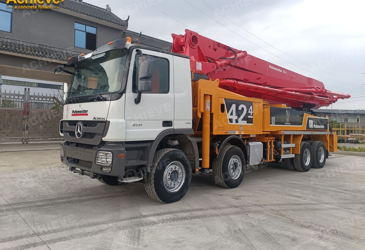 PUTZMEISTER Mercedes-Benz Actros 4141 concrete pumpM42-4R 170 m³【ACHIEVE】TOP CONDITION!!! - Betoonipump: pilt 5 PUTZMEISTER Mercedes-Benz Actros 4141 concrete pumpM42-4R 170 m³【ACHIEVE】TOP CONDITION!!! - Betoonipump: pilt 5