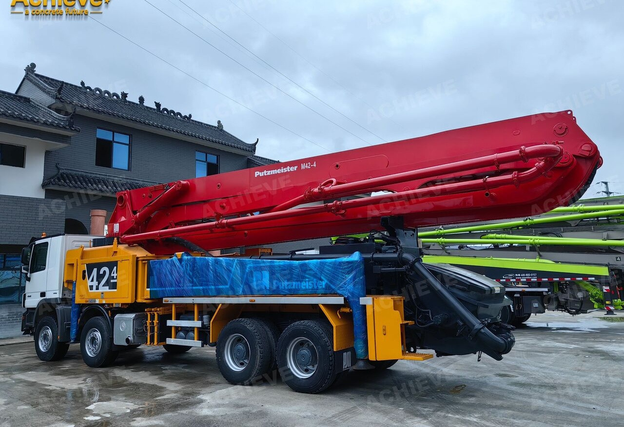 PUTZMEISTER Mercedes-Benz Actros 4141 concrete pumpM42-4R 170 m³【ACHIEVE】TOP CONDITION!!! - Betoonipump: pilt 3 PUTZMEISTER Mercedes-Benz Actros 4141 concrete pumpM42-4R 170 m³【ACHIEVE】TOP CONDITION!!! - Betoonipump: pilt 3
