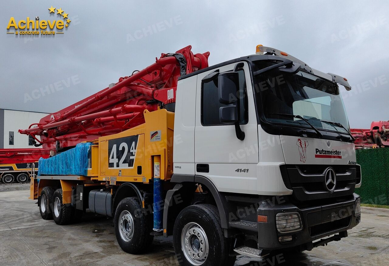 PUTZMEISTER Mercedes-Benz Actros 4141 concrete pumpM42-4R 170 m³【ACHIEVE】TOP CONDITION!!! - Betoonipump: pilt 4 PUTZMEISTER Mercedes-Benz Actros 4141 concrete pumpM42-4R 170 m³【ACHIEVE】TOP CONDITION!!! - Betoonipump: pilt 4