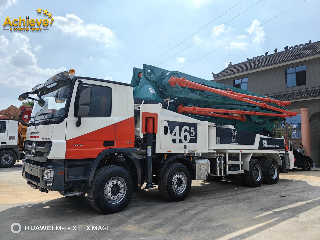 Putzmeister Compact Truck-Mounted Concrete Pump M46-5 【ACHIEVE】TOP CONDITION!!! - Betoonipump: pilt 2 Putzmeister Compact Truck-Mounted Concrete Pump M46-5 【ACHIEVE】TOP CONDITION!!! - Betoonipump: pilt 2