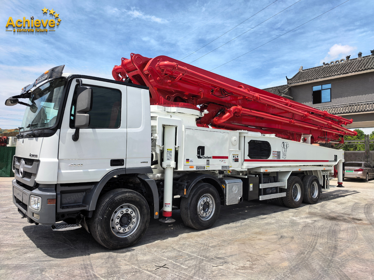 Putzmeister Putzmeister M56-4RZ Actros 4141Mercedes-Benz Concrete pump truck 【ACHIEVE】TOP CONDITION!!! - Betoonipump: pilt 2 Putzmeister Putzmeister M56-4RZ Actros 4141Mercedes-Benz Concrete pump truck 【ACHIEVE】TOP CONDITION!!! - Betoonipump: pilt 2