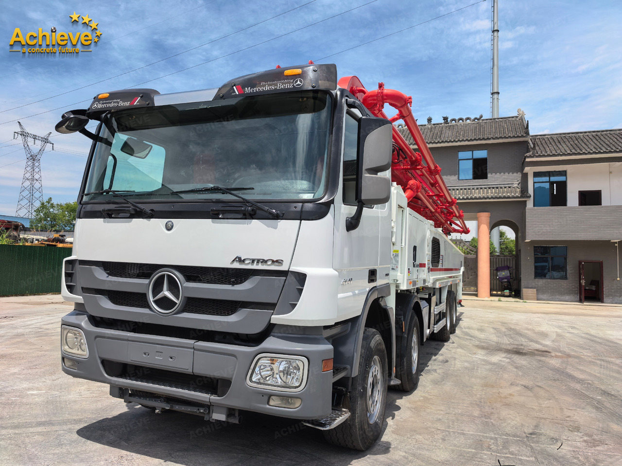 Putzmeister Putzmeister M56-4RZ Actros 4141Mercedes-Benz Concrete pump truck 【ACHIEVE】TOP CONDITION!!! - Betoonipump: pilt 4 Putzmeister Putzmeister M56-4RZ Actros 4141Mercedes-Benz Concrete pump truck 【ACHIEVE】TOP CONDITION!!! - Betoonipump: pilt 4