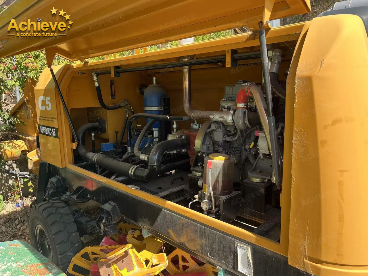 SANY SANY 【ACHIEVE】TOP CONDITION!!! demo new low hours Sany Concrete Trailer Pump 2017 HBT5008C-5S - Statsionaarne betoonipump: pilt 4 SANY SANY 【ACHIEVE】TOP CONDITION!!! demo new low hours Sany Concrete Trailer Pump 2017 HBT5008C-5S - Statsionaarne betoonipump: pilt 4