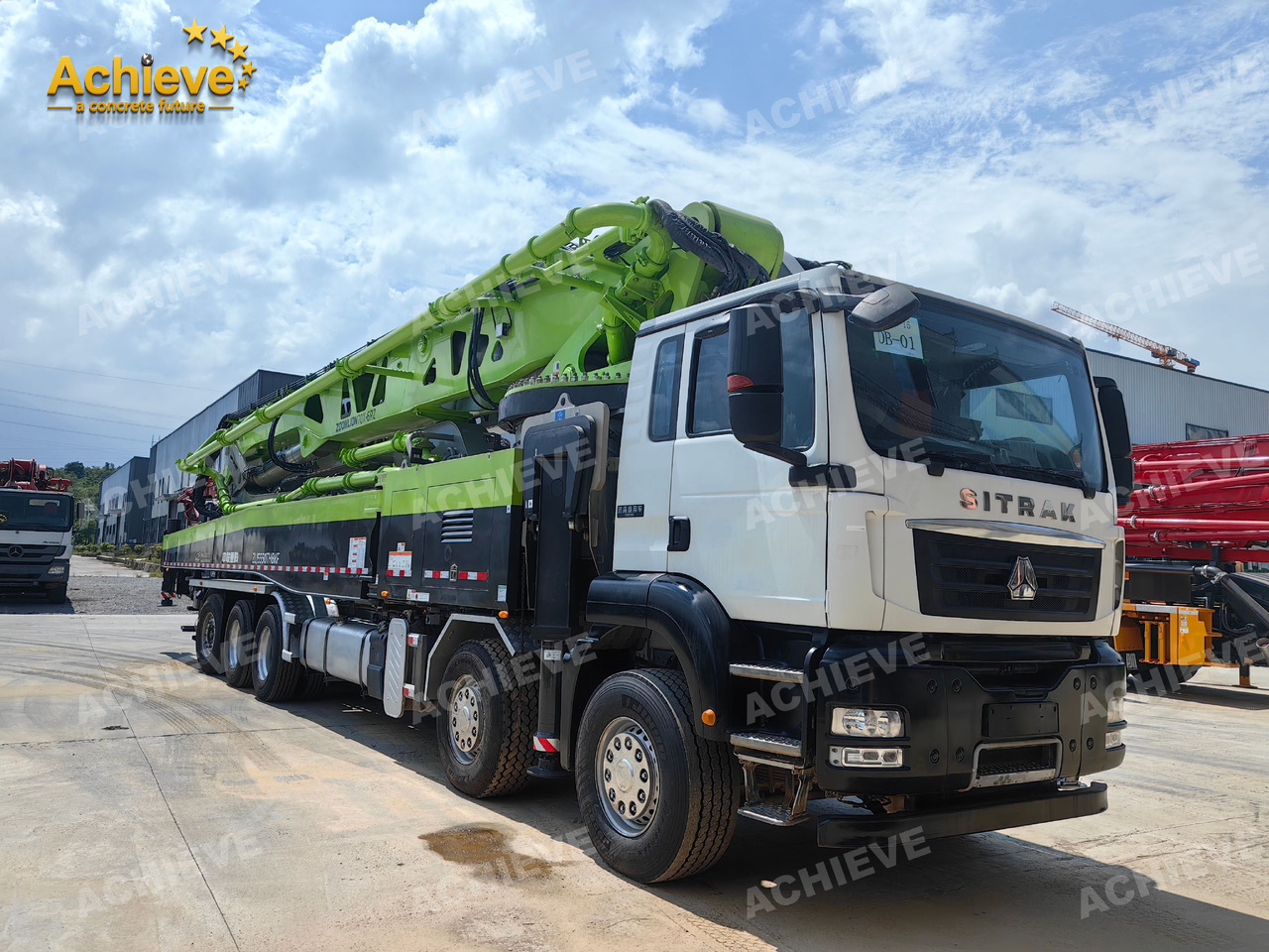Zoomlion Zoomlion 70M 70X-6RZ Concrete pump truck ACTROS 4141 【ACHIEVE】TOP CONDITION!!! - Betoonipump: pilt 1 Zoomlion Zoomlion 70M 70X-6RZ Concrete pump truck ACTROS 4141 【ACHIEVE】TOP CONDITION!!! - Betoonipump: pilt 1