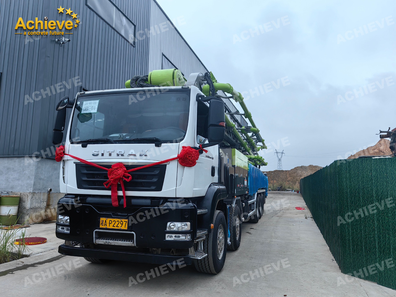Zoomlion Zoomlion 70M 70X-6RZ Concrete pump truck ACTROS 4141 【ACHIEVE】TOP CONDITION!!! - Betoonipump: pilt 4 Zoomlion Zoomlion 70M 70X-6RZ Concrete pump truck ACTROS 4141 【ACHIEVE】TOP CONDITION!!! - Betoonipump: pilt 4
