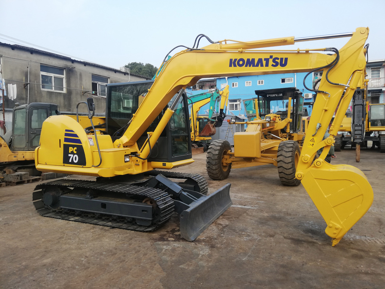 KOMATSU mini digger 7 ton excavator Komatsu PC70 - Miniekskavaator: pilt 1 KOMATSU mini digger 7 ton excavator Komatsu PC70 - Miniekskavaator: pilt 1