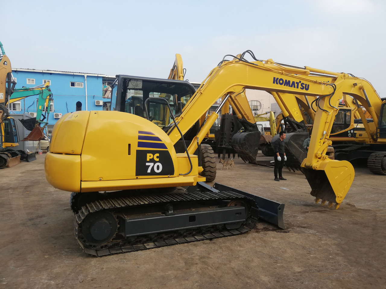 KOMATSU mini digger 7 ton excavator Komatsu PC70 - Miniekskavaator: pilt 2 KOMATSU mini digger 7 ton excavator Komatsu PC70 - Miniekskavaator: pilt 2