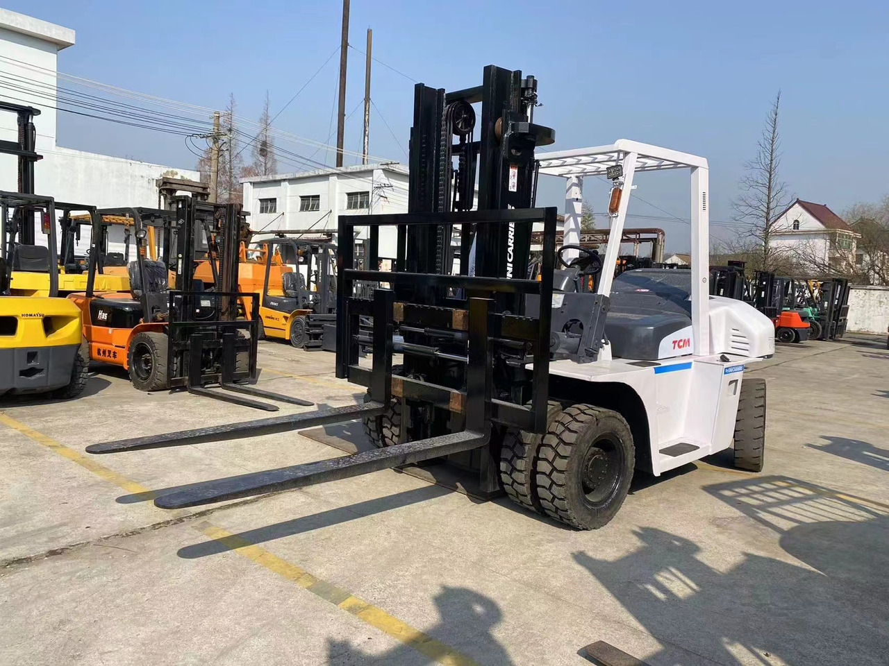 TCM 7 ton Diesel Forklift Used Condition FD70 Forklift Truck - Diiseltõstuk: pilt 3 TCM 7 ton Diesel Forklift Used Condition FD70 Forklift Truck - Diiseltõstuk: pilt 3