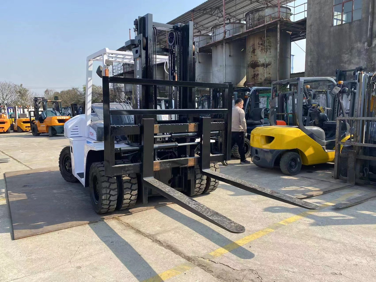 TCM 7 ton Diesel Forklift Used Condition FD70 Forklift Truck - Diiseltõstuk: pilt 4 TCM 7 ton Diesel Forklift Used Condition FD70 Forklift Truck - Diiseltõstuk: pilt 4