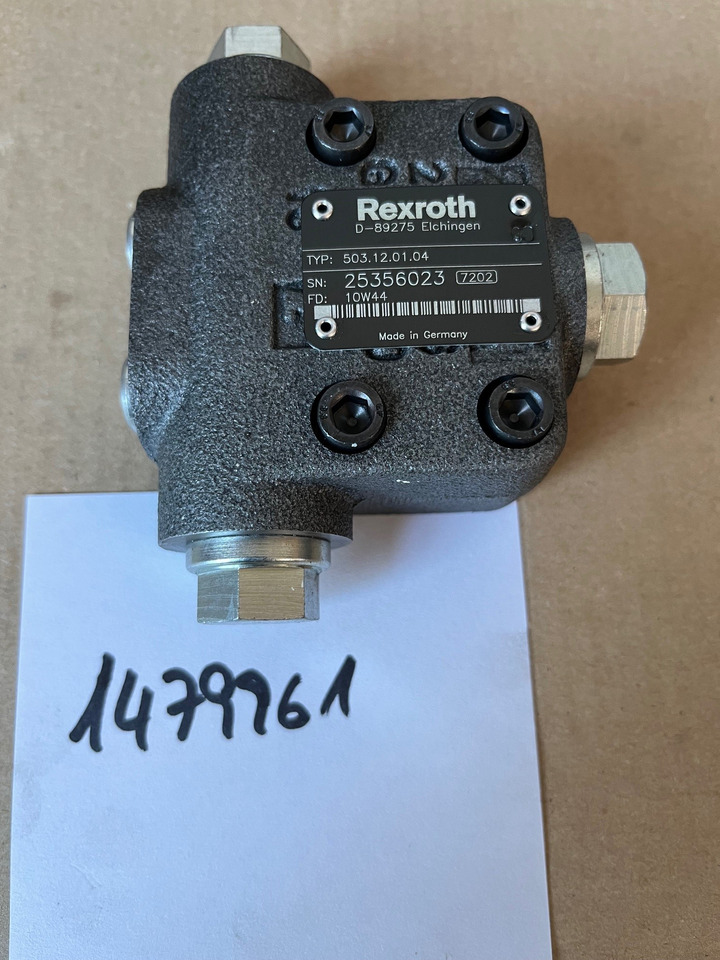 Rexroth Feed Press Valve 1479961 4017561 535-1488 for O&K Terex RH30 RH40 - Varuosa - Ehitusmasinad: pilt 1 Rexroth Feed Press Valve 1479961 4017561 535-1488 for O&K Terex RH30 RH40 - Varuosa - Ehitusmasinad: pilt 1