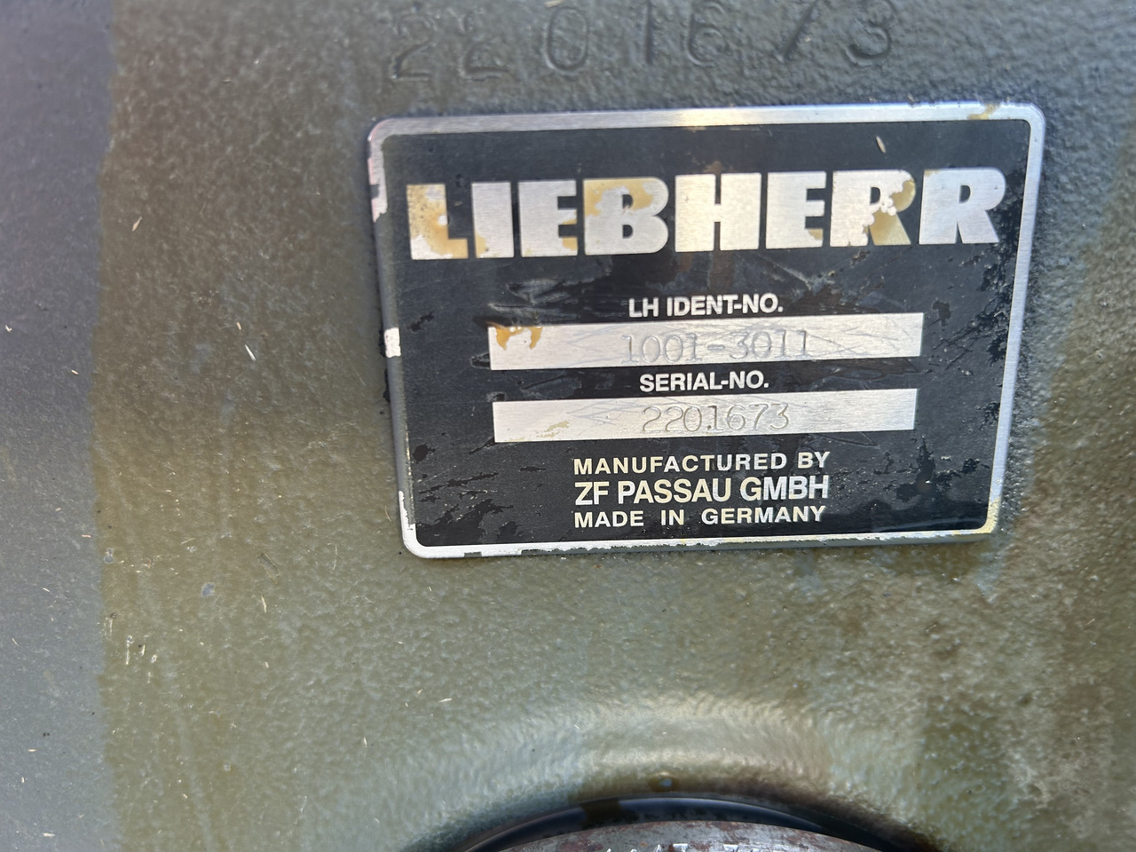LIEBHERR A314 - Käigukast - Ekskavaator: pilt 4 LIEBHERR A314 - Käigukast - Ekskavaator: pilt 4