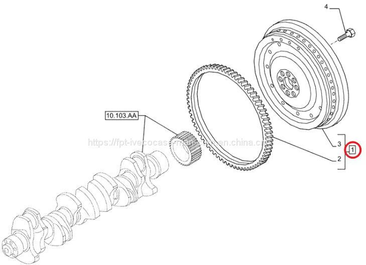FPT IVECO CASE Cursor11 EURO 6 F3GFE613A B001 5801863562/5801690111 flywheel 5801565562 - Pöördratas: pilt 1 FPT IVECO CASE Cursor11 EURO 6 F3GFE613A B001 5801863562/5801690111 flywheel 5801565562 - Pöördratas: pilt 1