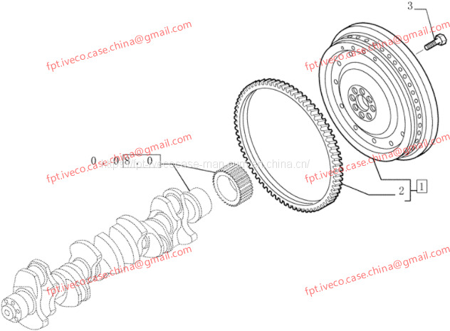 FPT IVECO CASE Cursor13 F3BE0684A B001 504003647 ENGINE FLYWHEEL 500374302 - Pöördratas: pilt 1 FPT IVECO CASE Cursor13 F3BE0684A B001 504003647 ENGINE FLYWHEEL 500374302 - Pöördratas: pilt 1