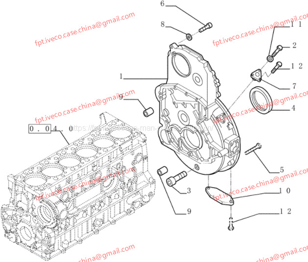 FPT IVECO CASE Cursor13 F3BE0684A B001 504003647 flywheel cover 500324441 - Pöördratas: pilt 1 FPT IVECO CASE Cursor13 F3BE0684A B001 504003647 flywheel cover 500324441 - Pöördratas: pilt 1