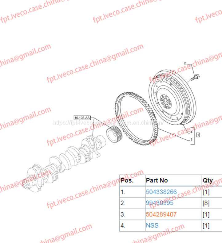 FPT IVECO CASE Cursor9 F2CFE614A*B041/F2CGE614F*V004 5802431166 Engine Flywheel504338266 - Pöördratas: pilt 1 FPT IVECO CASE Cursor9 F2CFE614A*B041/F2CGE614F*V004 5802431166 Engine Flywheel504338266 - Pöördratas: pilt 1