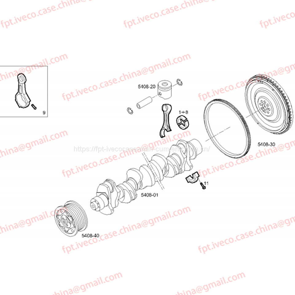 FPT IVECO CASE FPT IVECO CASE Cursor9 Euro 6 F2CFE612 A/B/D F2CFE612D*J231/F2CFE612A*J098 5802748674 connecting rod assy 504128706 5801686231 - Ühendusvarras - Veoauto: pilt 5 FPT IVECO CASE FPT IVECO CASE Cursor9 Euro 6 F2CFE612 A/B/D F2CFE612D*J231/F2CFE612A*J098 5802748674 connecting rod assy 504128706 5801686231 - Ühendusvarras - Veoauto: pilt 5