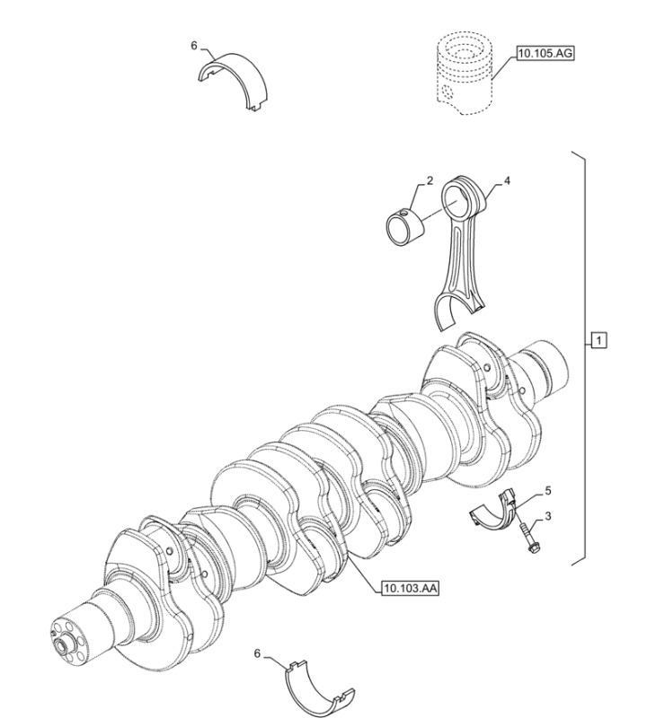 IVECO FPT F4HFE613Y F4DFE614B F4DFE613N Connecting Rod 5801441818 5802086556 5801839911 - Ühendusvarras: pilt 2 IVECO FPT F4HFE613Y F4DFE614B F4DFE613N Connecting Rod 5801441818 5802086556 5801839911 - Ühendusvarras: pilt 2