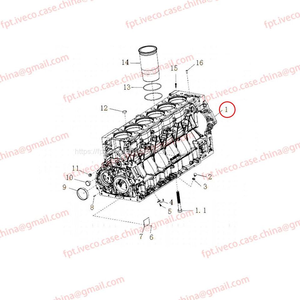 MAN D2066 Crankshaft housing -rear power take off 01102-6456 - Väntvõll - Veoauto: pilt 1 MAN D2066 Crankshaft housing -rear power take off 01102-6456 - Väntvõll - Veoauto: pilt 1