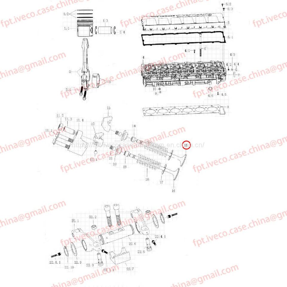 MAN D2066 Intake valve 04101-0574 - Klapp: pilt 1 MAN D2066 Intake valve 04101-0574 - Klapp: pilt 1