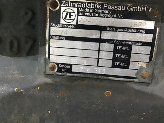 Liebherr Axle - Tagatelg: pilt 4 Liebherr Axle - Tagatelg: pilt 4