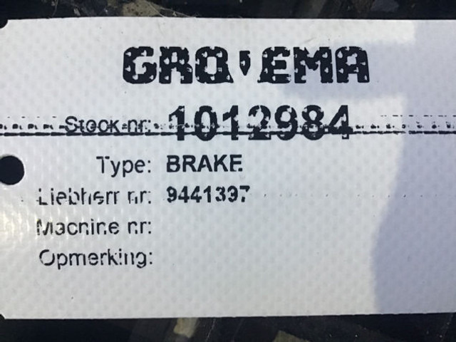 Liebherr Brake - Pidurikettad: pilt 4 Liebherr Brake - Pidurikettad: pilt 4