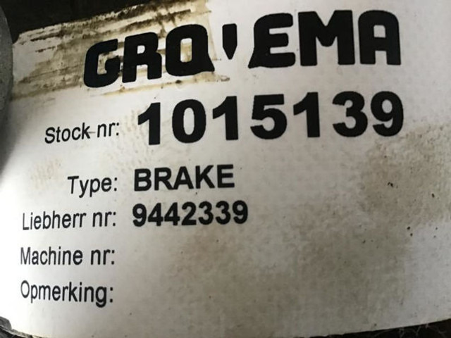 Liebherr Brake - Piduriosad: pilt 2 Liebherr Brake - Piduriosad: pilt 2