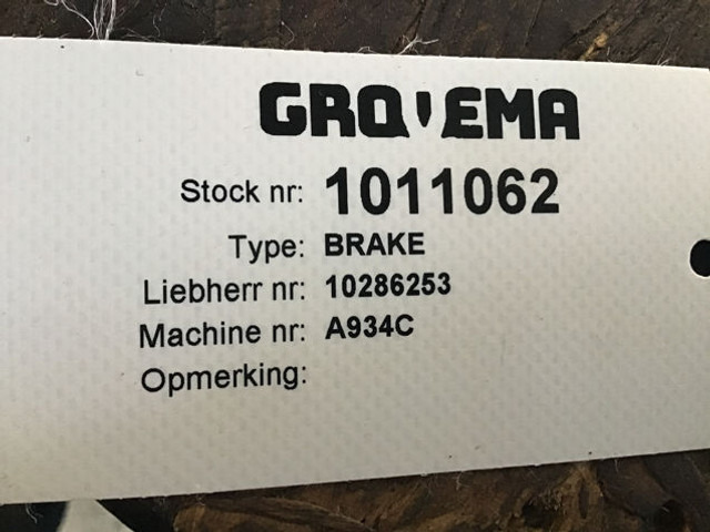 Liebherr Brake - Piduriosad: pilt 4 Liebherr Brake - Piduriosad: pilt 4