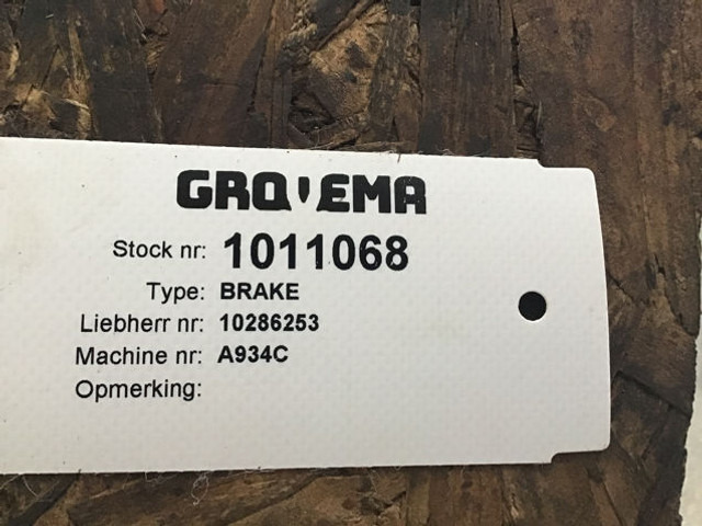Liebherr Brake - Piduritrumlid: pilt 2 Liebherr Brake - Piduritrumlid: pilt 2