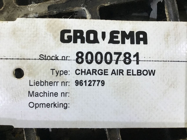 Liebherr Charge Air Elbow - Õhutoru: pilt 3 Liebherr Charge Air Elbow - Õhutoru: pilt 3