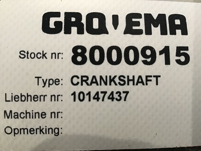 Liebherr Crankshaft - Väntvõll: pilt 2 Liebherr Crankshaft - Väntvõll: pilt 2