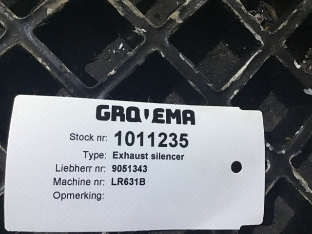 Liebherr Exhaust Silencer - Summuti toru: pilt 3 Liebherr Exhaust Silencer - Summuti toru: pilt 3