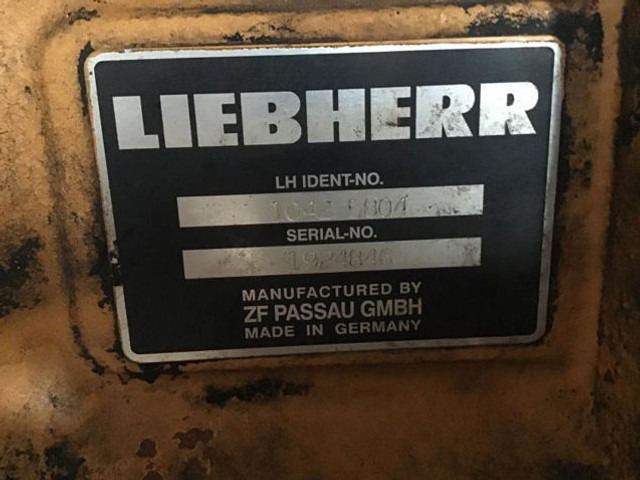 Liebherr Front Axle - Esitelg: pilt 3 Liebherr Front Axle - Esitelg: pilt 3