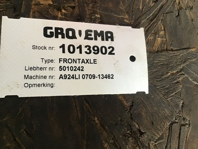 Liebherr Front Axle - Esitelg: pilt 5 Liebherr Front Axle - Esitelg: pilt 5
