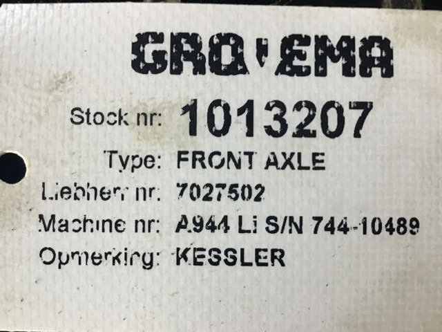 Liebherr Frontaxle - Esitelg: pilt 3 Liebherr Frontaxle - Esitelg: pilt 3
