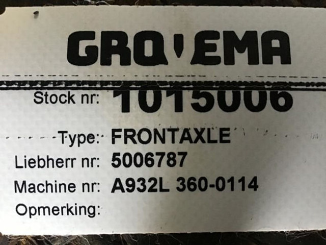 Liebherr Frontaxle - Esitelg: pilt 3 Liebherr Frontaxle - Esitelg: pilt 3
